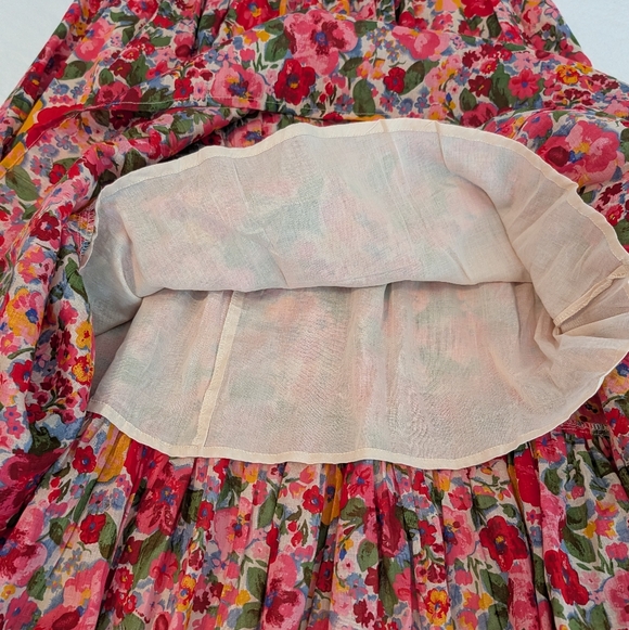 NWT Natural Life Convertible Maxi Skirt Dress Floral Tiered Garden Sz S - Picture 8 of 14